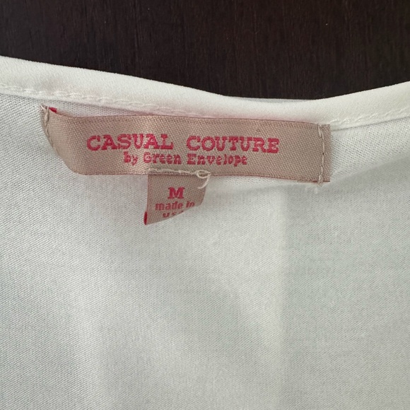 Casual couture by green envelope cream top - Picture 3 of 3